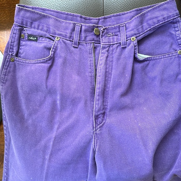 Vintage Jeans Chic Size 14 Purple - Picture 11 of 11